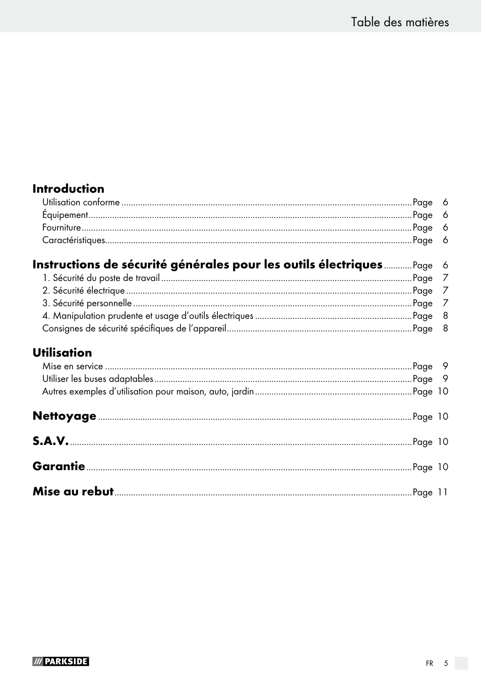 Parkside PHLG 2000 B1 User Manual | Page 5 / 28