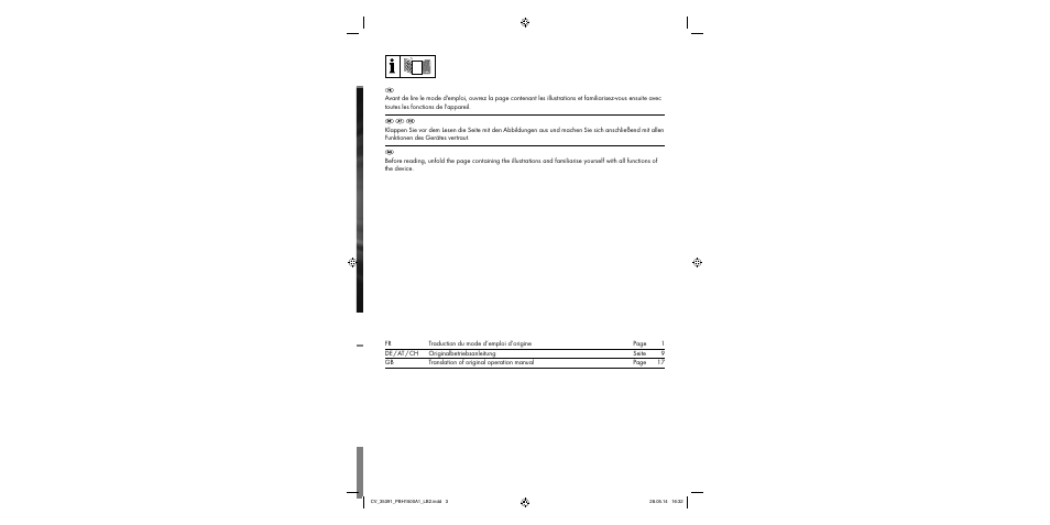 Parkside PBH 1500 A1 User Manual | Page 2 / 28