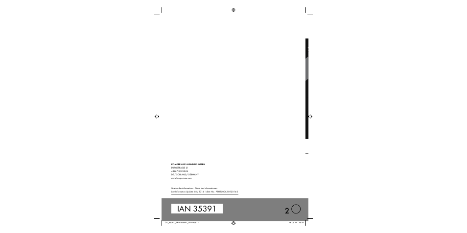 Parkside PBH 1500 A1 User Manual | Page 28 / 28