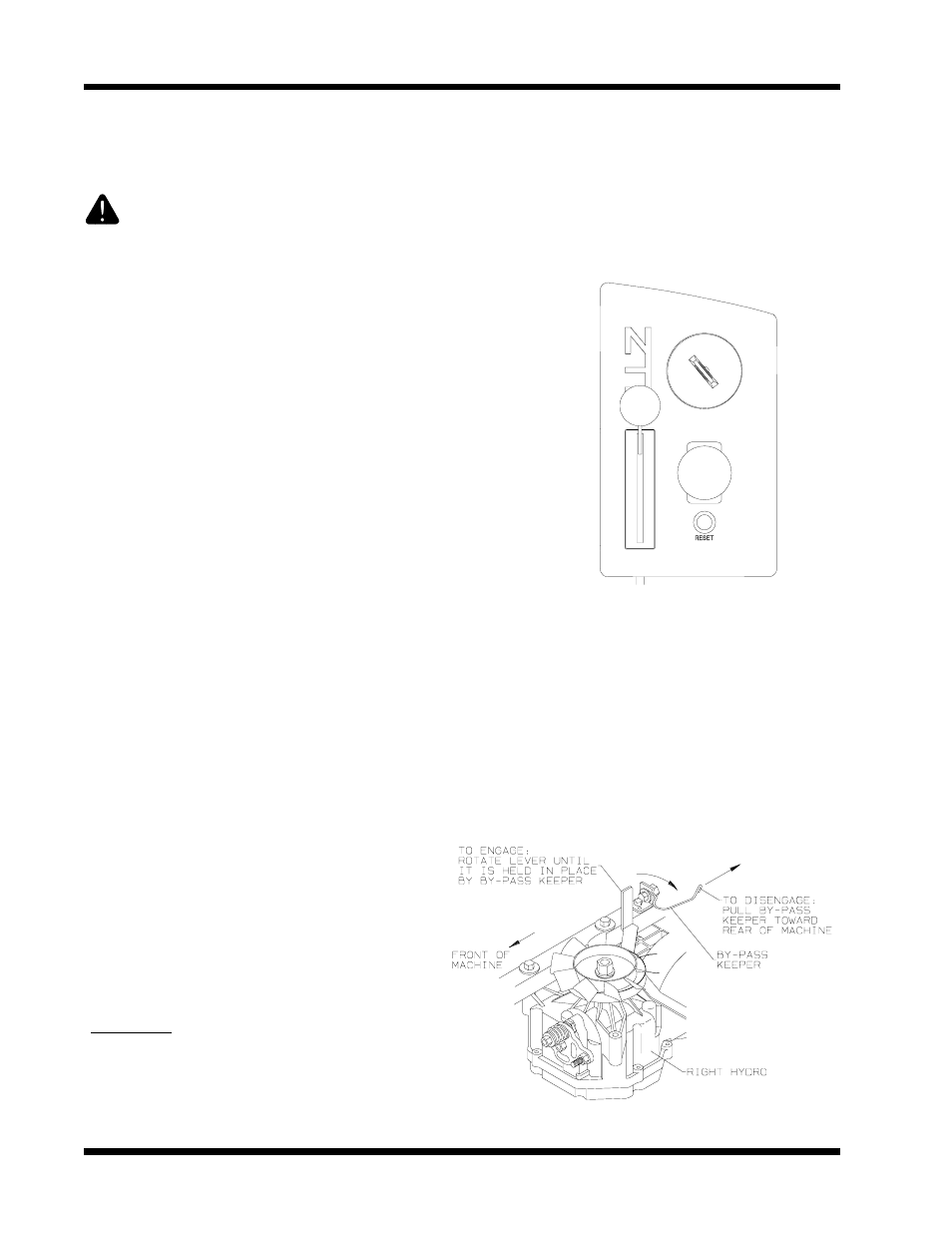 Operation instructions, Caution, Starting instructions | Dixon 13088-1100A User Manual | Page 18 / 40