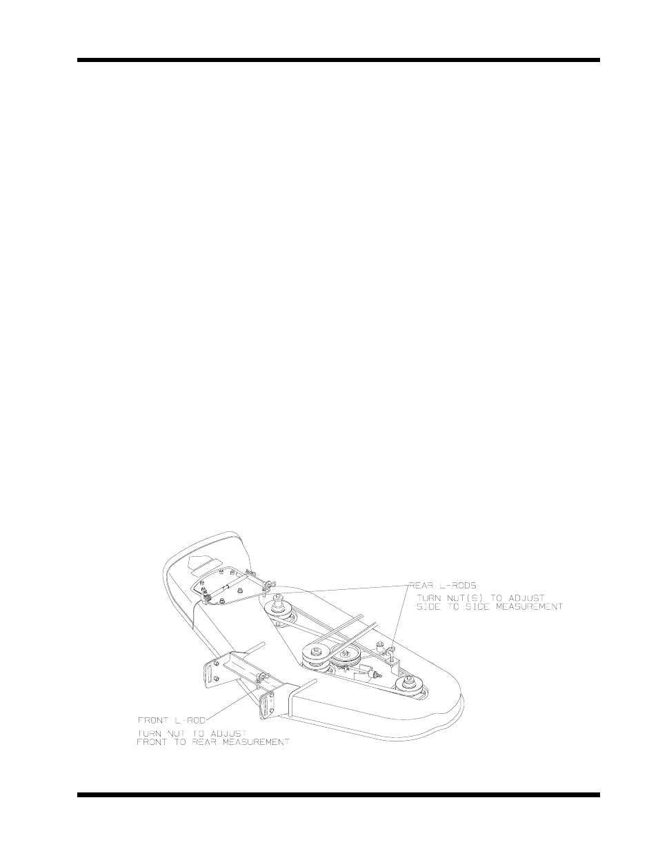 Care and maintenance, Mower deck leveling procedure | Dixon 13088-1100A User Manual | Page 27 / 40