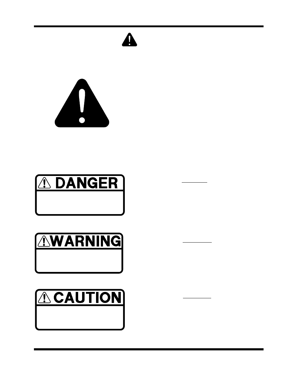 Safety, Safety symbols safety alert symbol, Be alert | Warning, Caution | Dixon 13088-1100A User Manual | Page 5 / 40