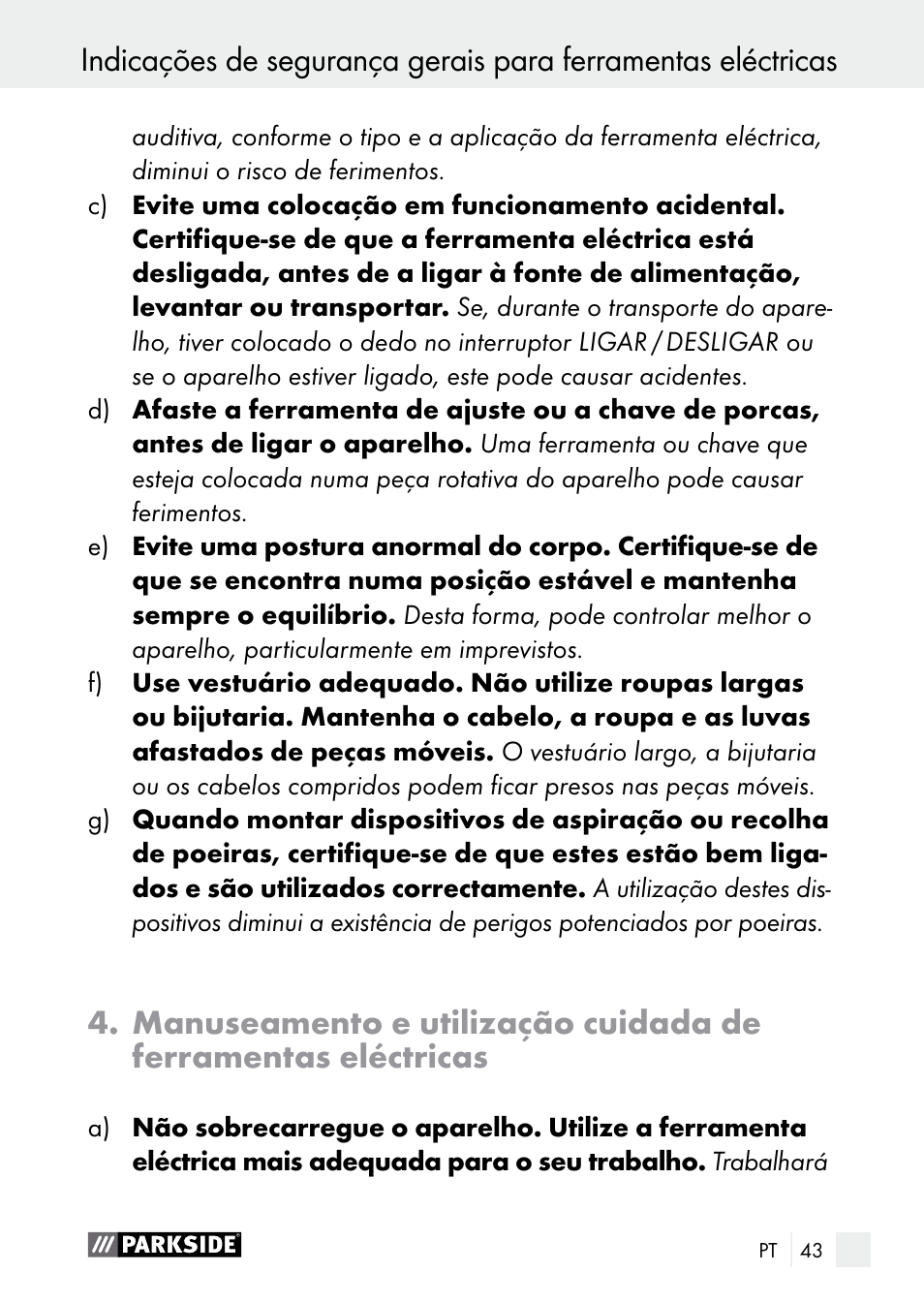 Parkside PGG 15 B1 User Manual | Page 43 / 83