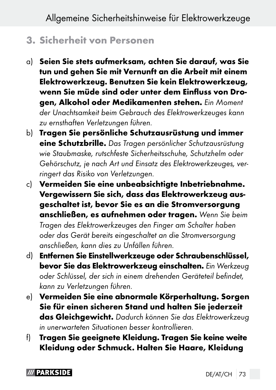 Parkside PGG 15 B1 User Manual | Page 73 / 83