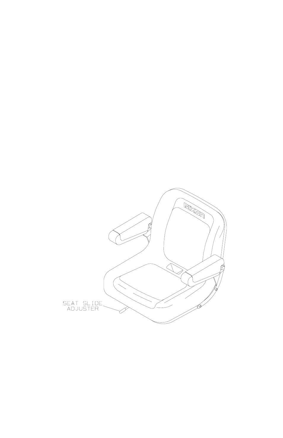 Seat adjustment instructions | Dixon 13782-0503 User Manual | Page 15 / 52