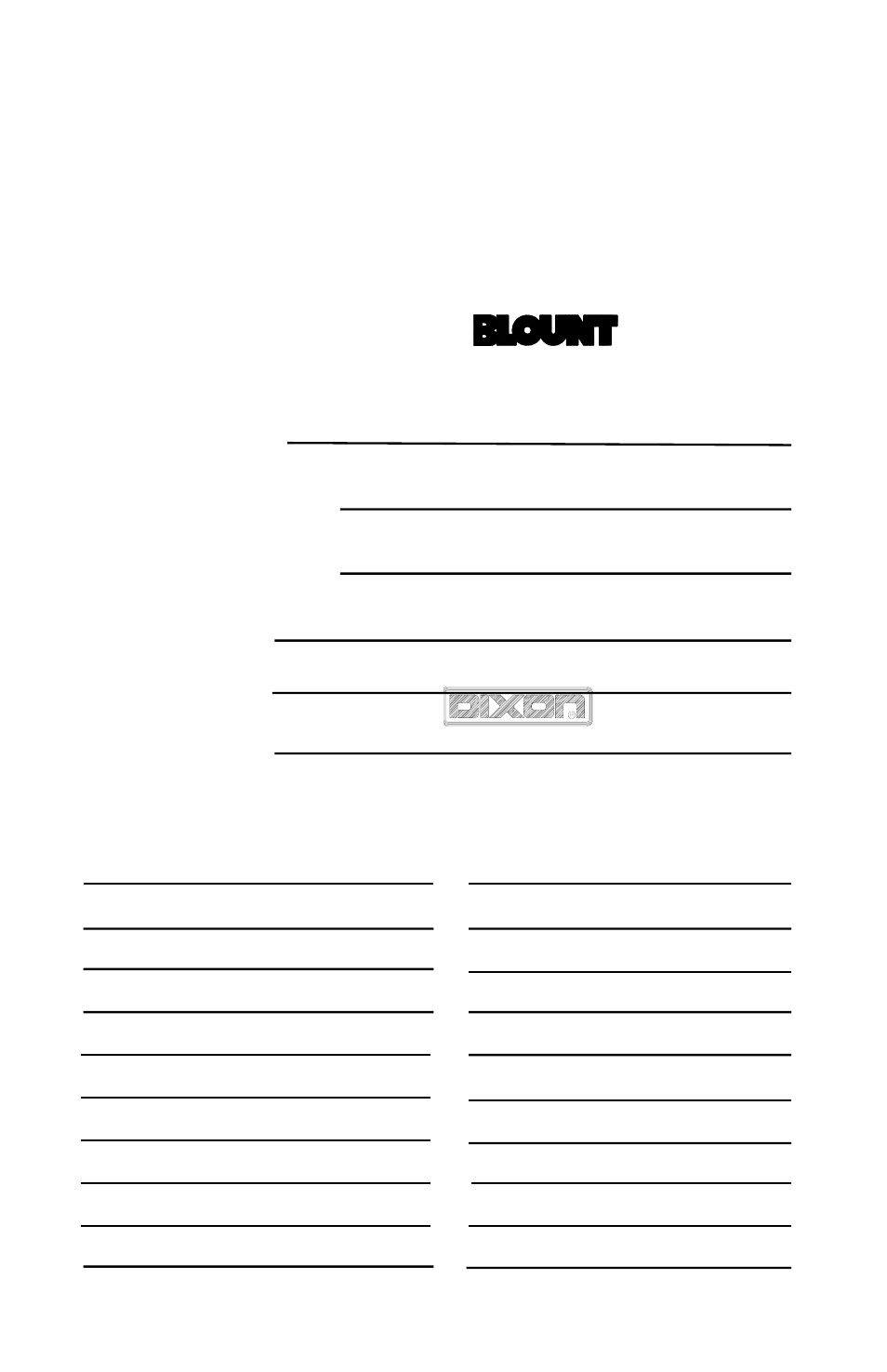 Owner’s information | Dixon 13782-0503 User Manual | Page 51 / 52