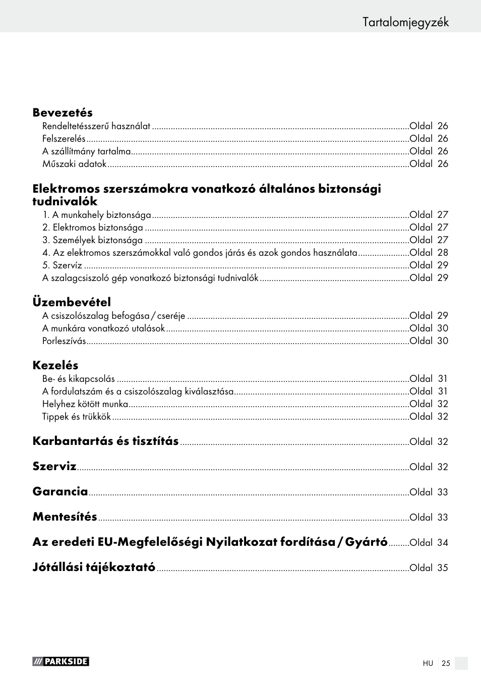 Parkside PBS 600 A1 User Manual | Page 25 / 77