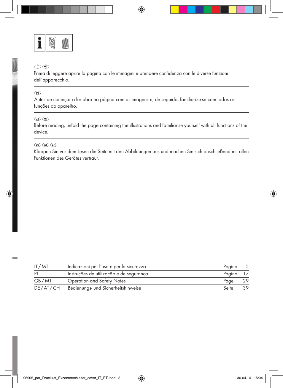 Parkside PDEXS 150 A1 User Manual | Page 2 / 51