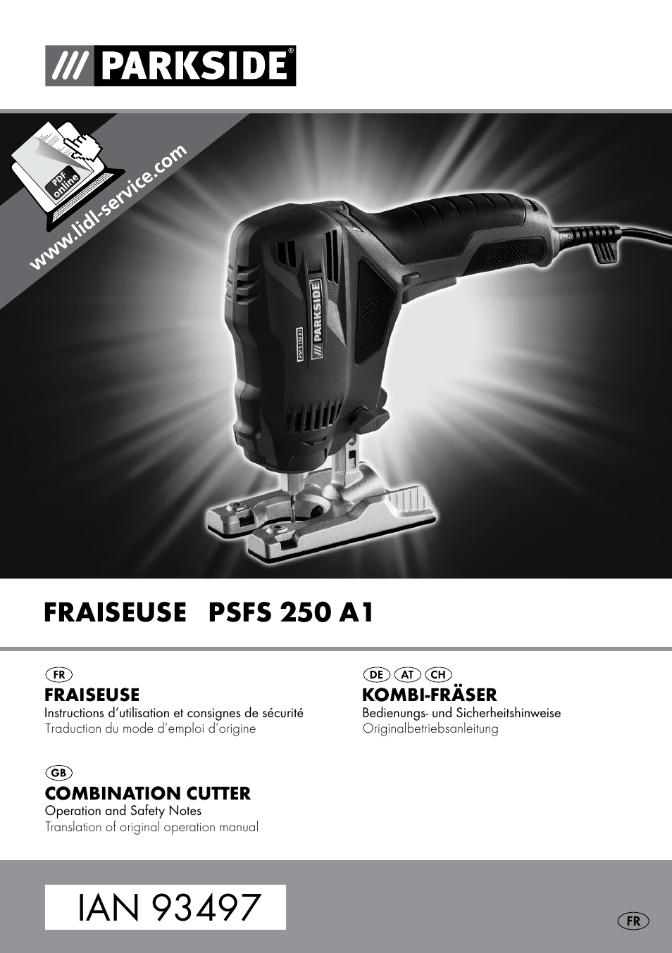 Parkside PSFS 250 A1 User Manual | 33 pages