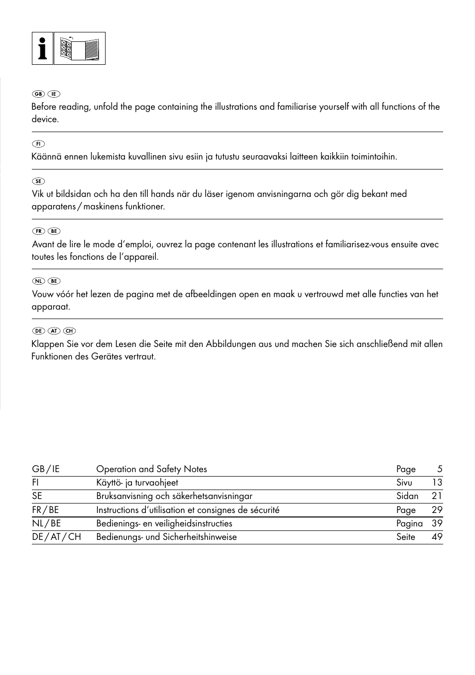 Parkside PSFS 250 A1 User Manual | Page 2 / 58