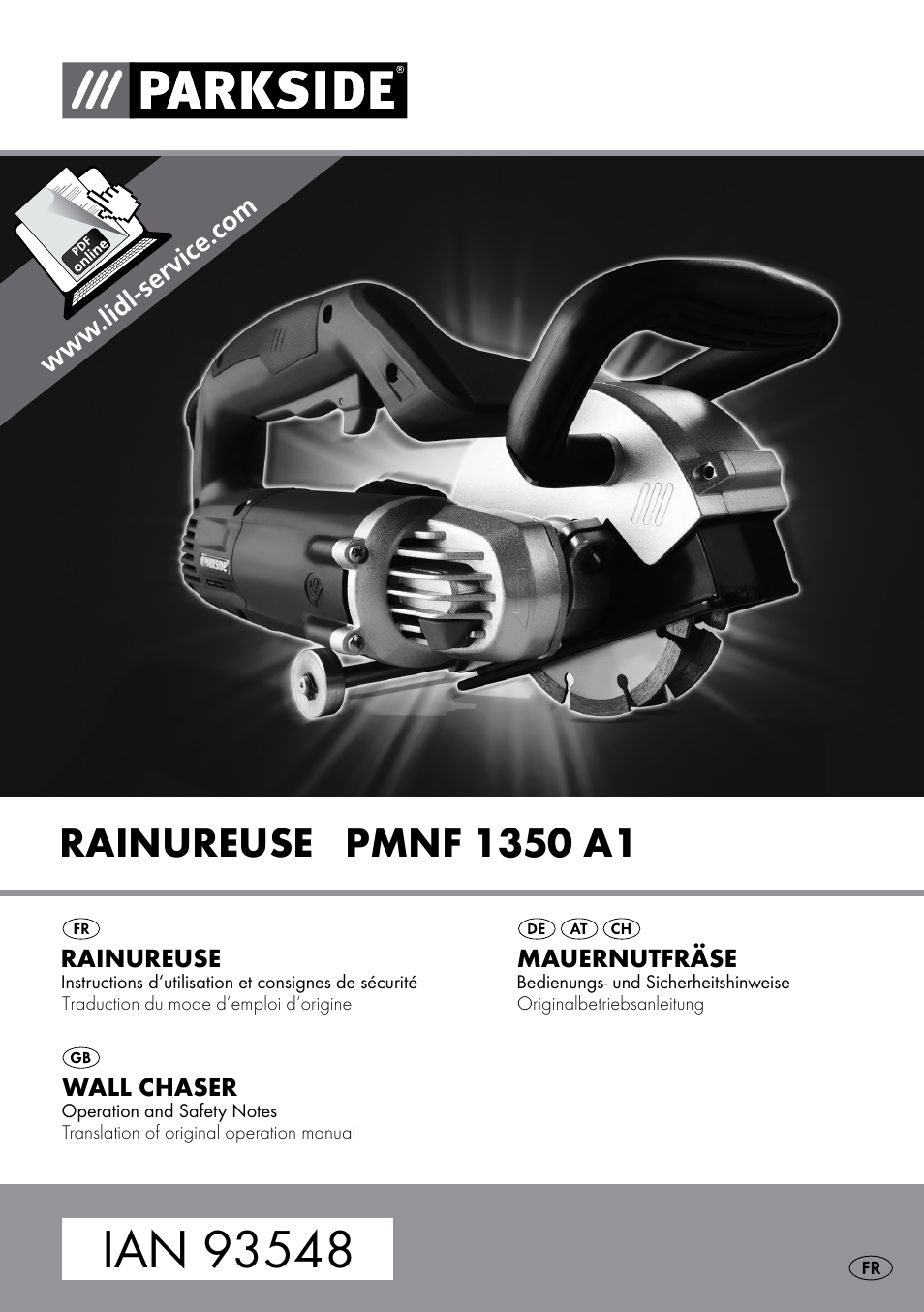 Parkside PMNF 1350 A1 User Manual | 34 pages