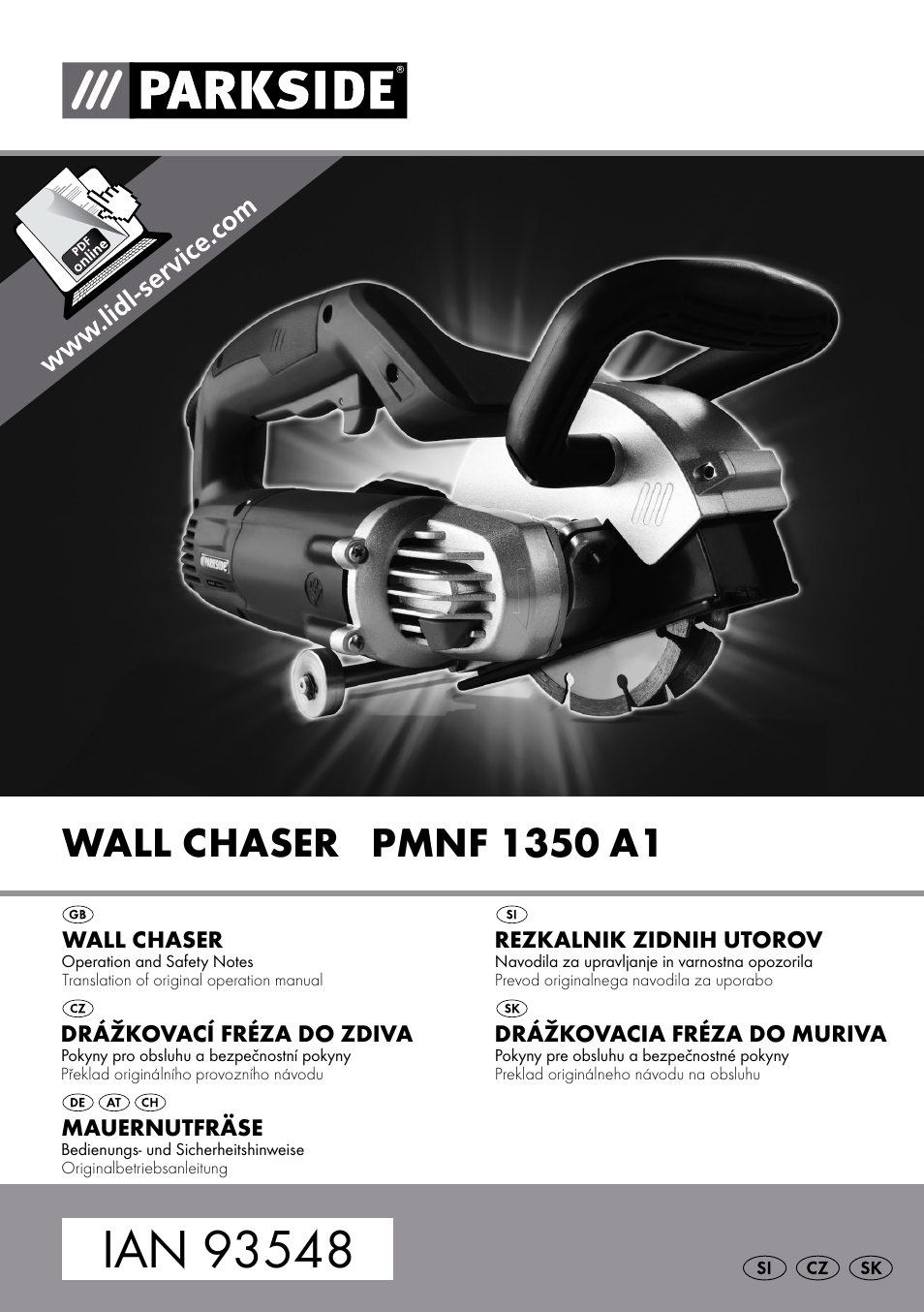 Parkside PMNF 1350 A1 User Manual | 55 pages