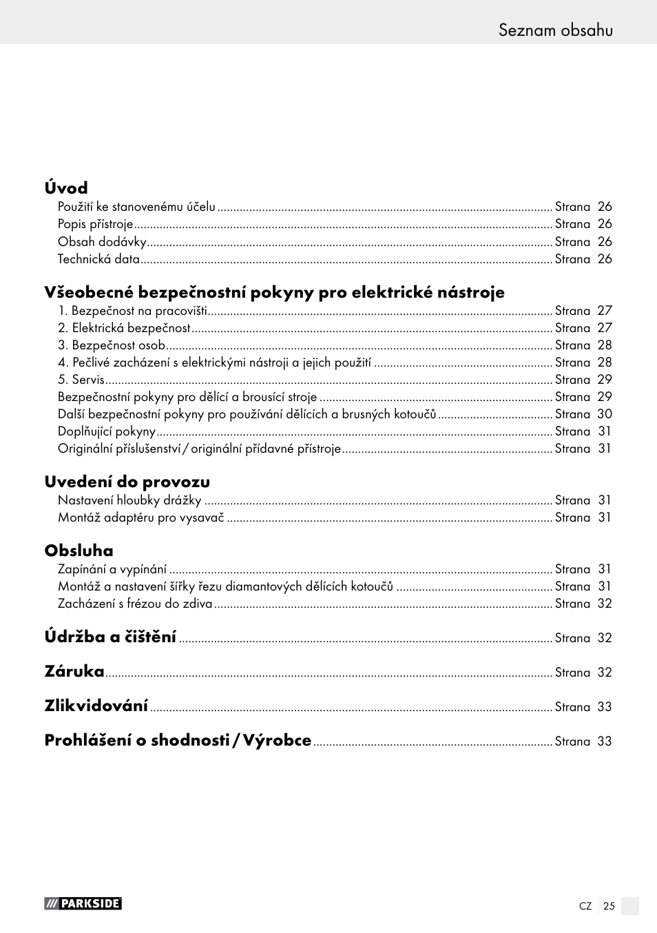 Parkside PMNF 1350 A1 User Manual | Page 25 / 55