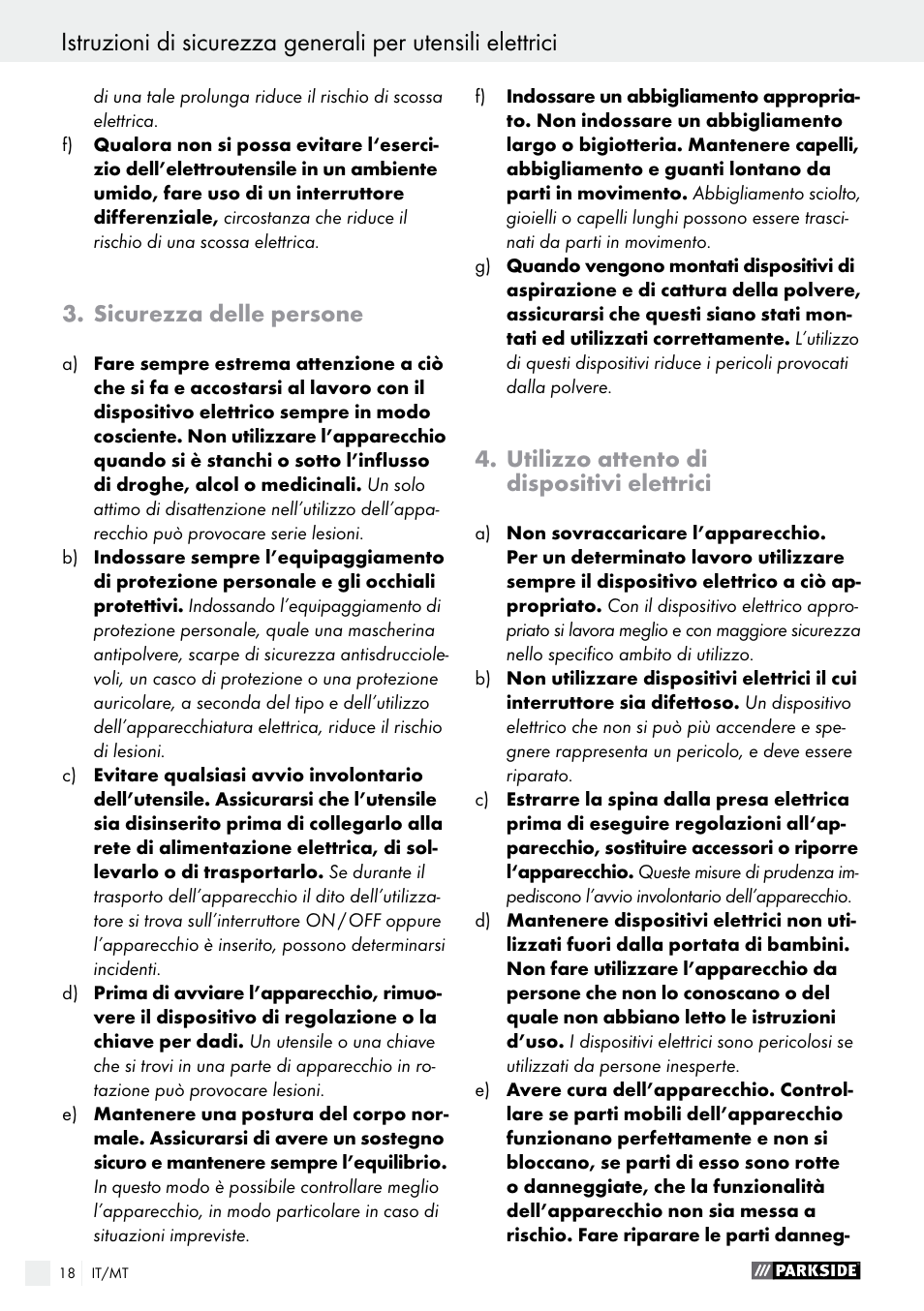 Parkside PTS 480 A1 User Manual | Page 18 / 55