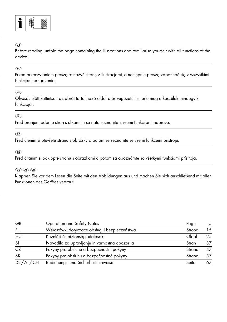 Parkside PTS 480 A1 User Manual | Page 2 / 77
