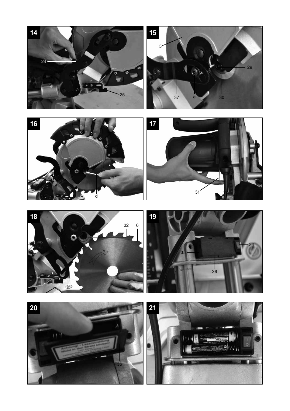 Parkside PZKS 1500 A1 User Manual | Page 5 / 100