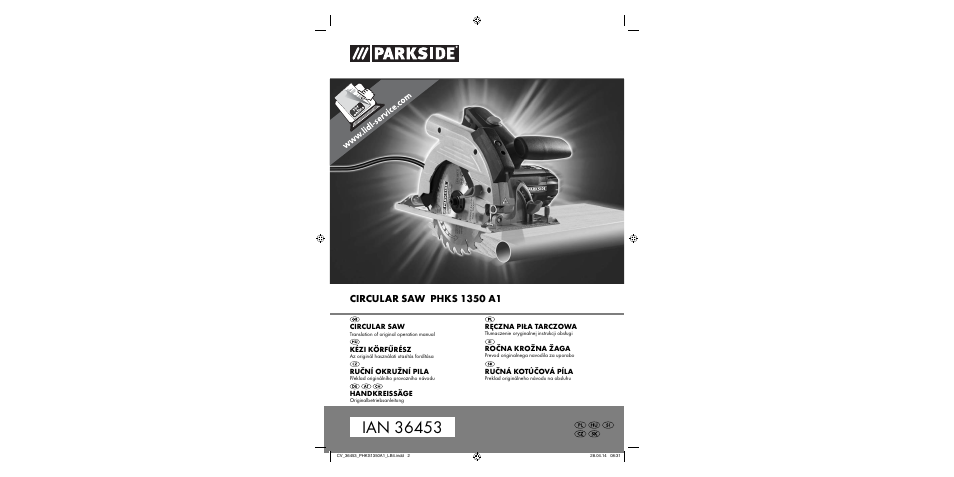 Parkside PHKS 1350 A1 User Manual | 88 pages