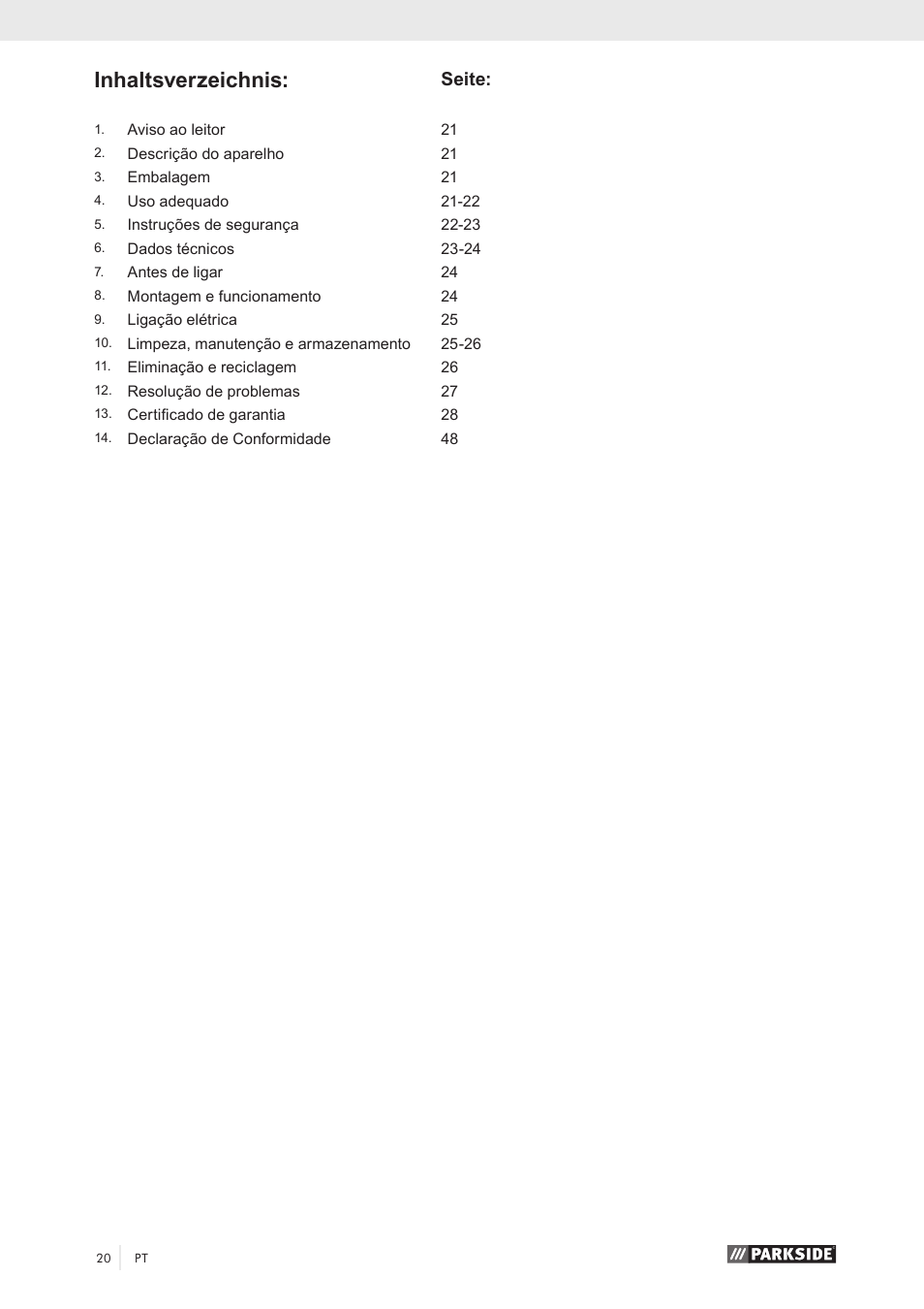 Parkside PKO 270 A1 User Manual | Page 25 / 56