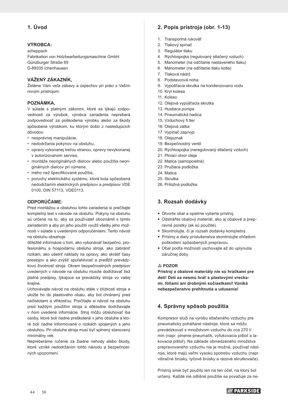 Parkside PKO 270 A1 User Manual | Page 49 / 68