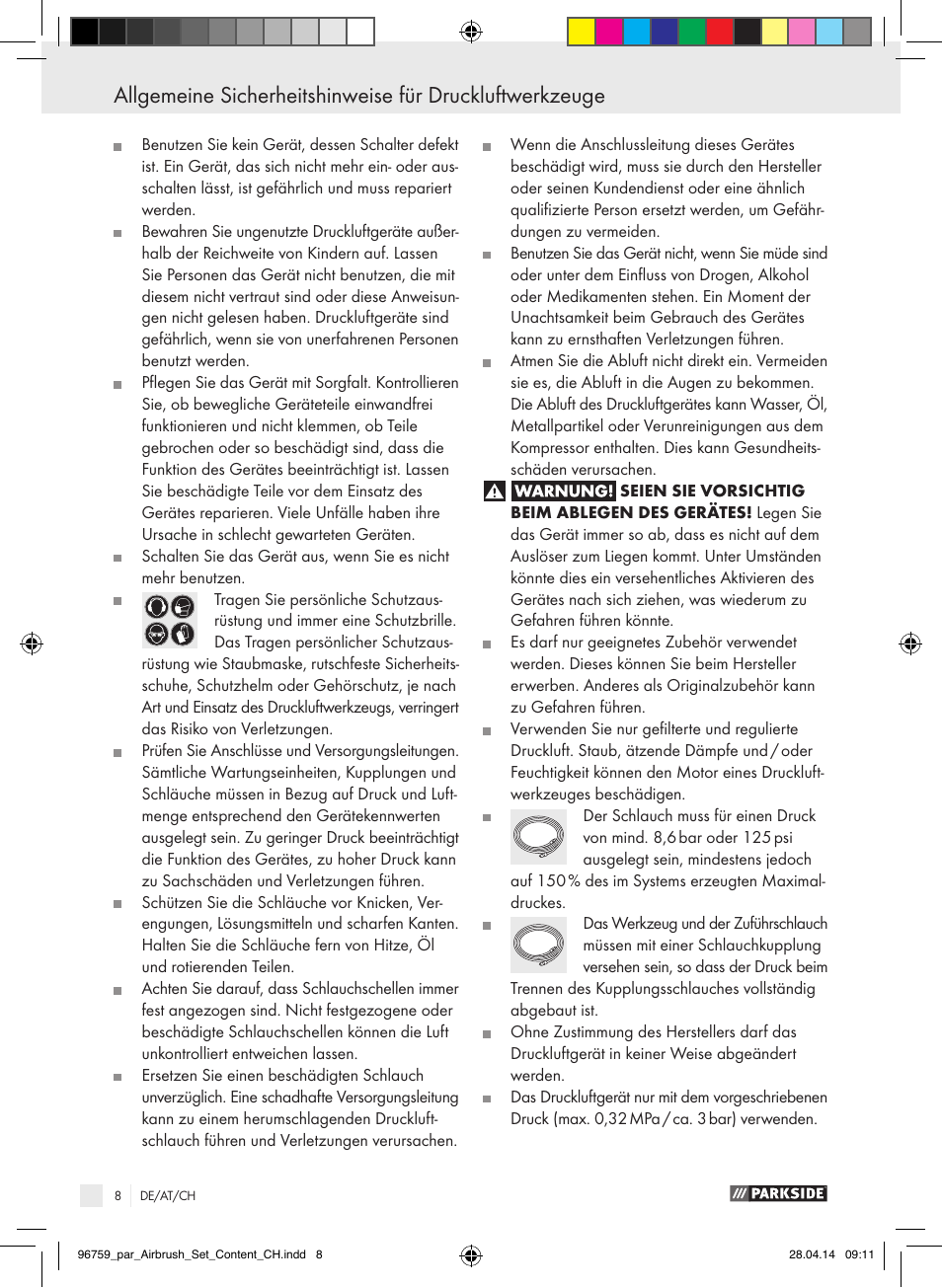 Parkside PABK 60 A1 User Manual | Page 8 / 44