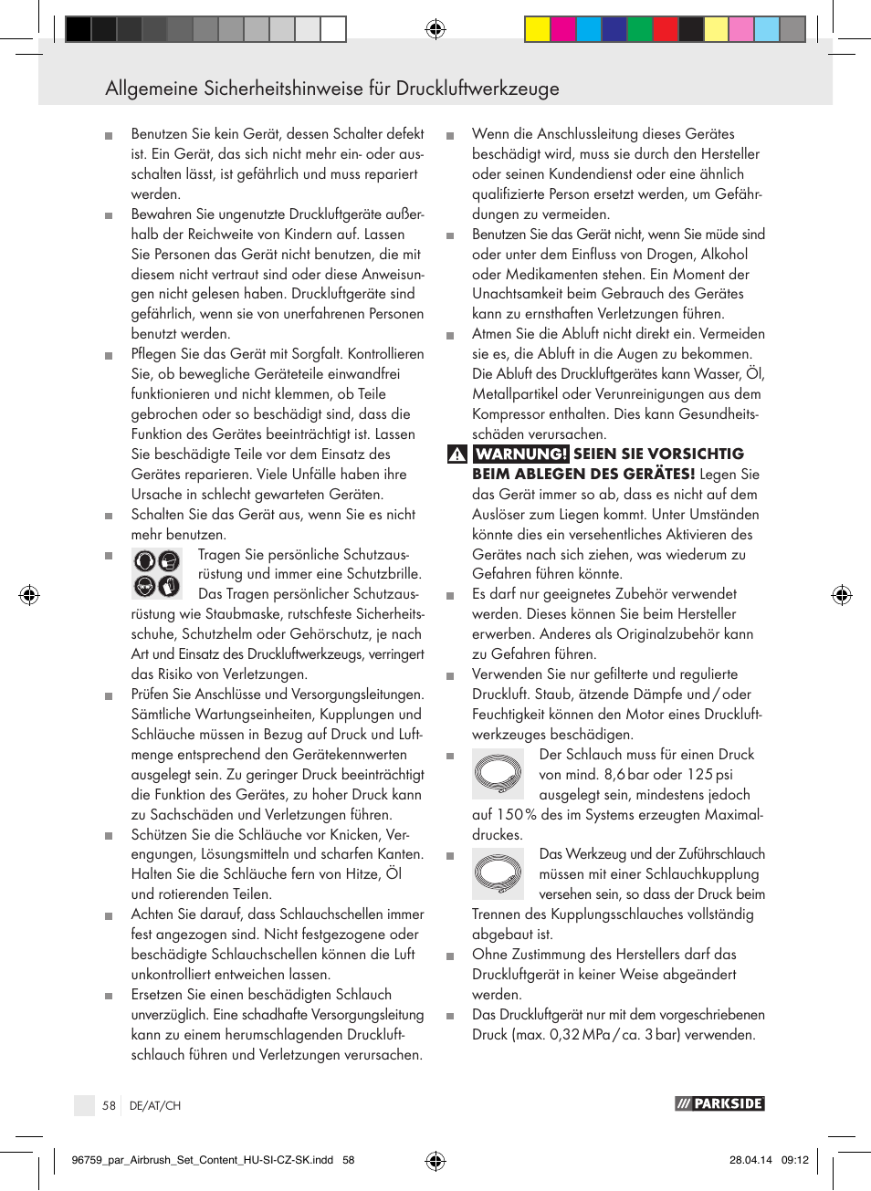 Parkside PABK 60 A1 User Manual | Page 58 / 65