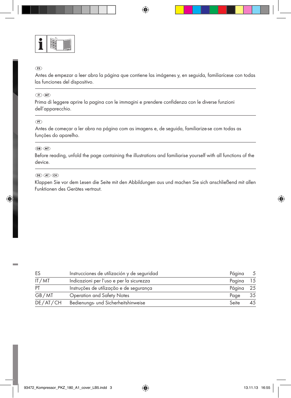 Compressore, Compressor | Parkside PKZ 180 A1 User Manual | Page 2 / 55