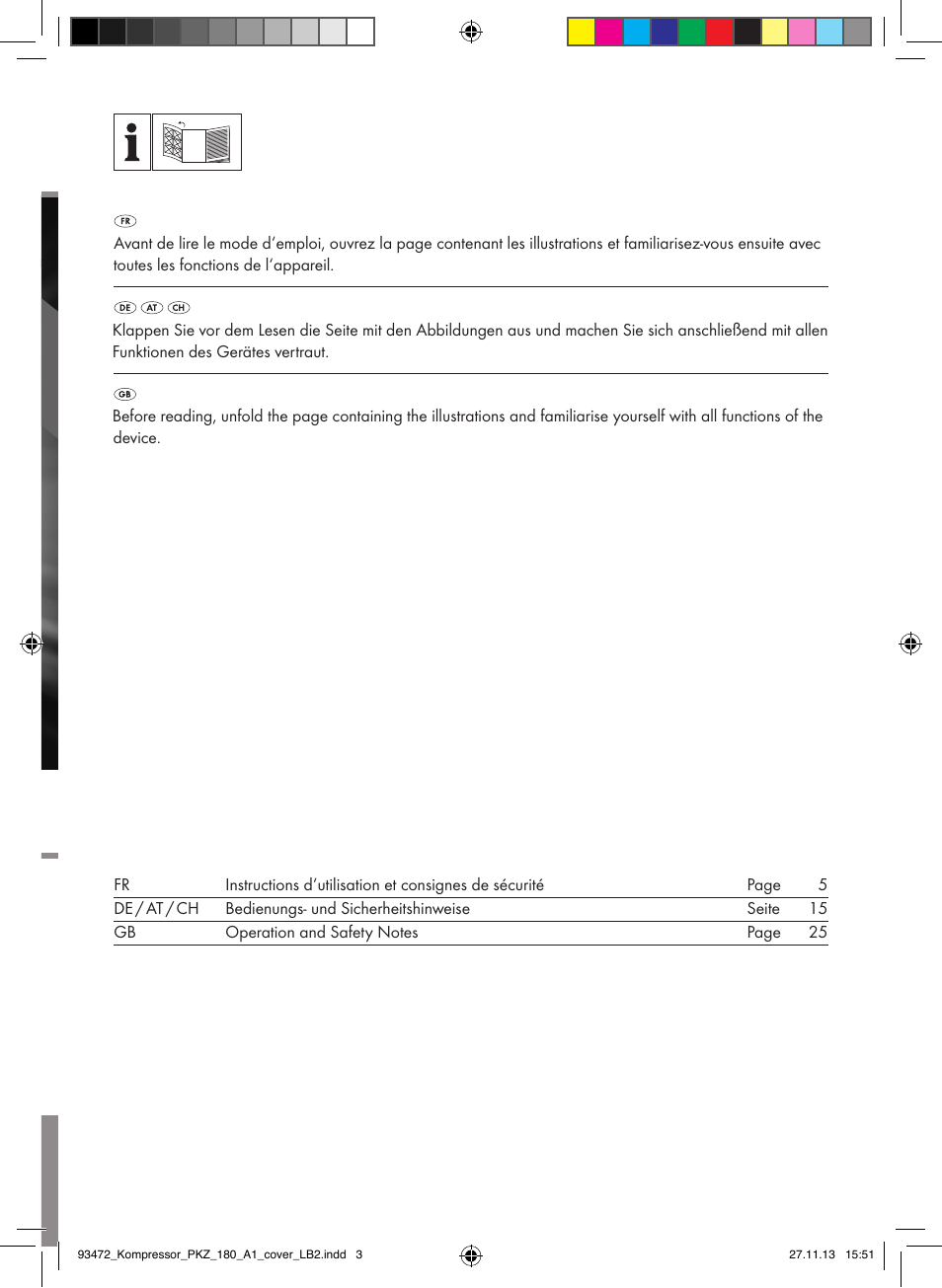 Kompressor | Parkside PKZ 180 A1 User Manual | Page 2 / 34