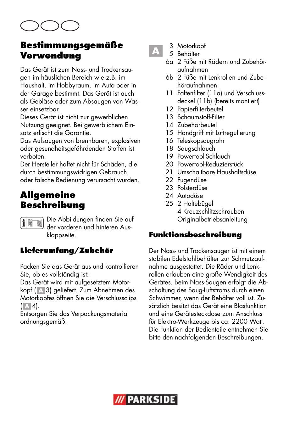 Bestimmungsgemäße verwendung, Allgemeine beschreibung, De at ch | Parkside PNTS 1500 B3 User Manual | Page 80 / 100