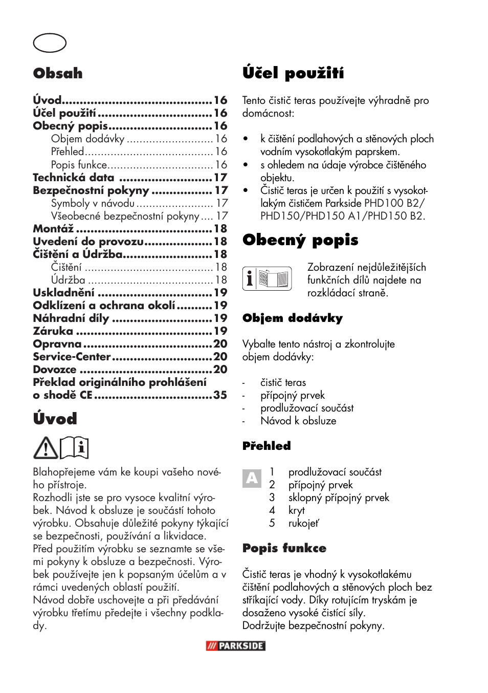 Parkside PFR 30 A1 User Manual | Page 16 / 38