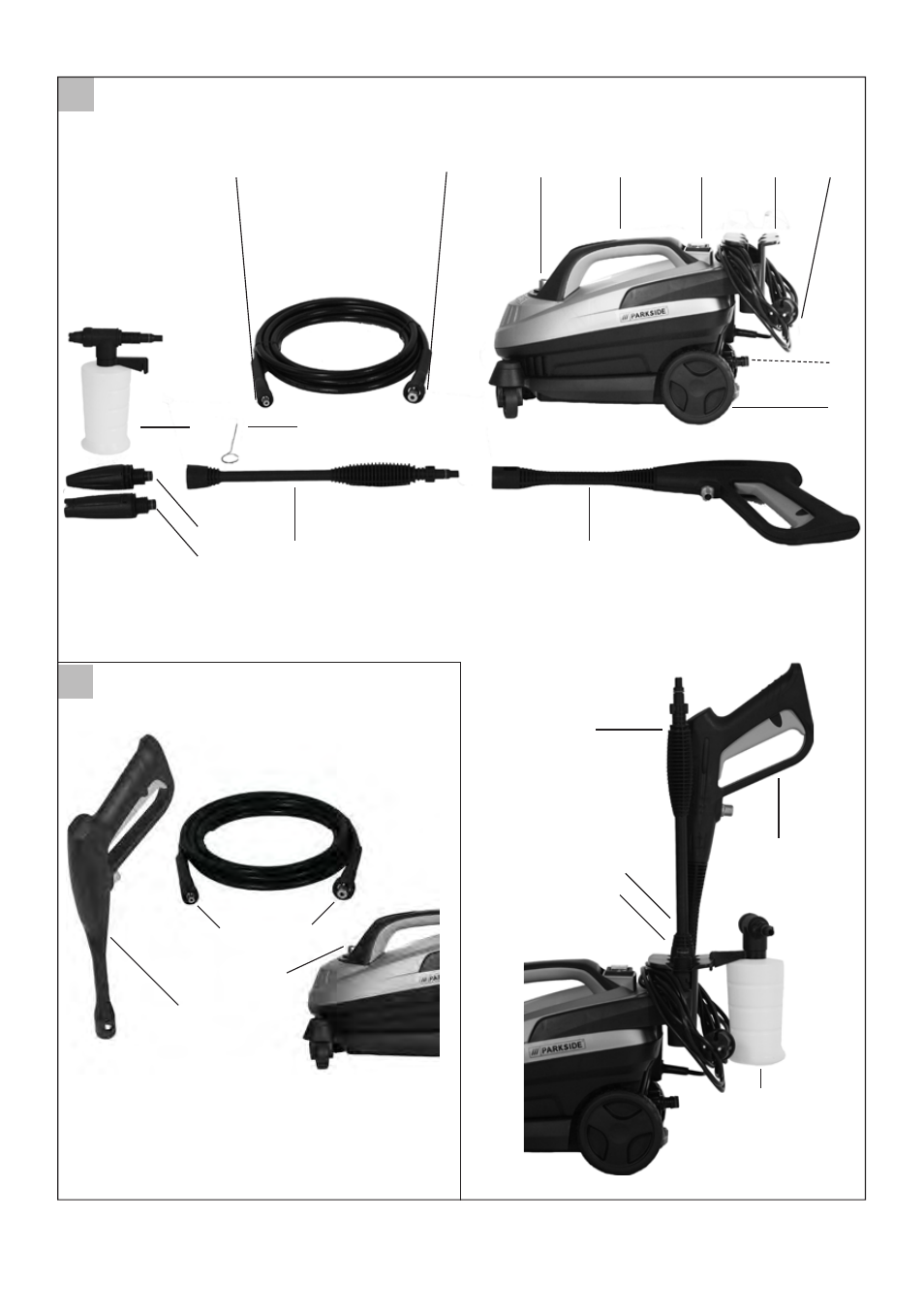 Parkside PHD 100 D2 User Manual | Page 3 / 72