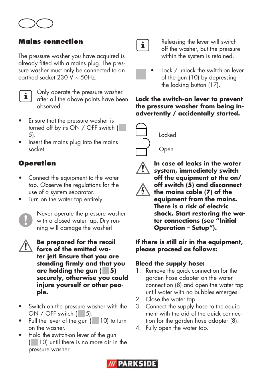 Gb mt | Parkside PHD 100 D2 User Manual | Page 46 / 72