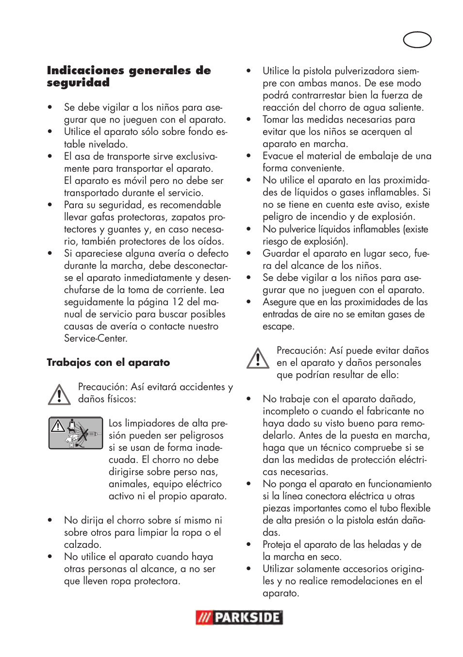 Parkside PHD 100 D2 User Manual | Page 7 / 72