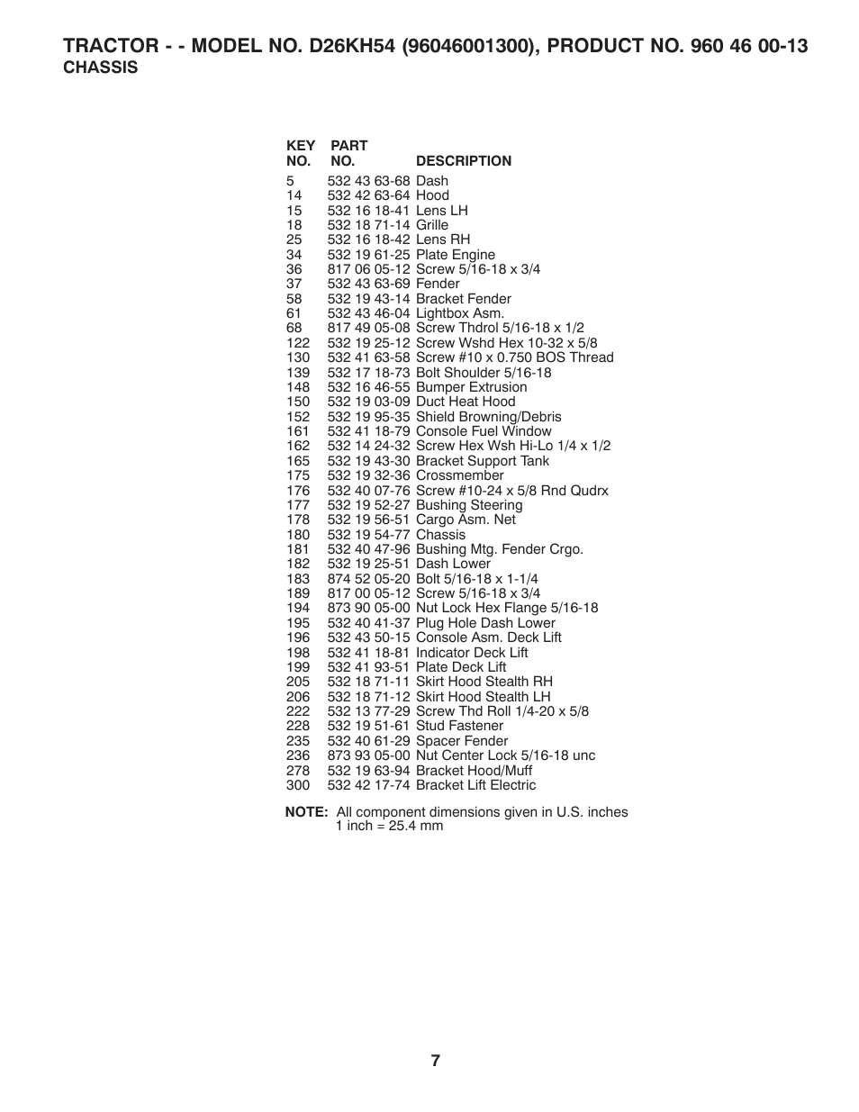 Dixon D26KH54 User Manual | Page 7 / 20