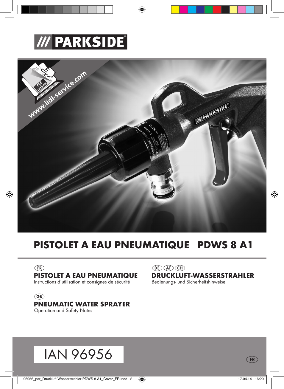 Parkside PDWS 8 A1 User Manual | 28 pages