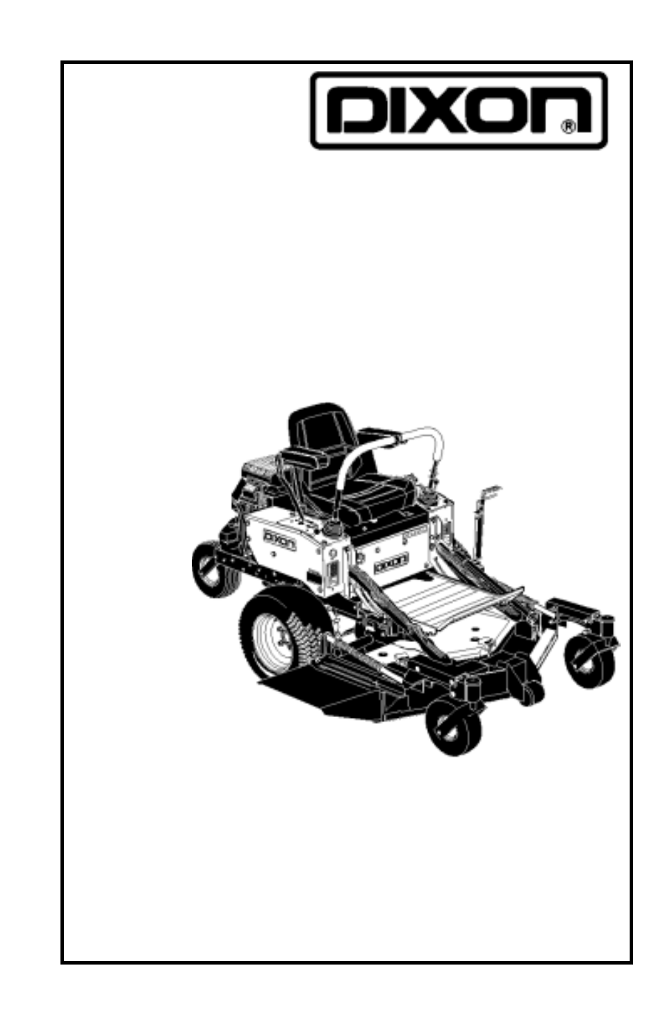 Dixon 13090-0601 User Manual | 44 pages