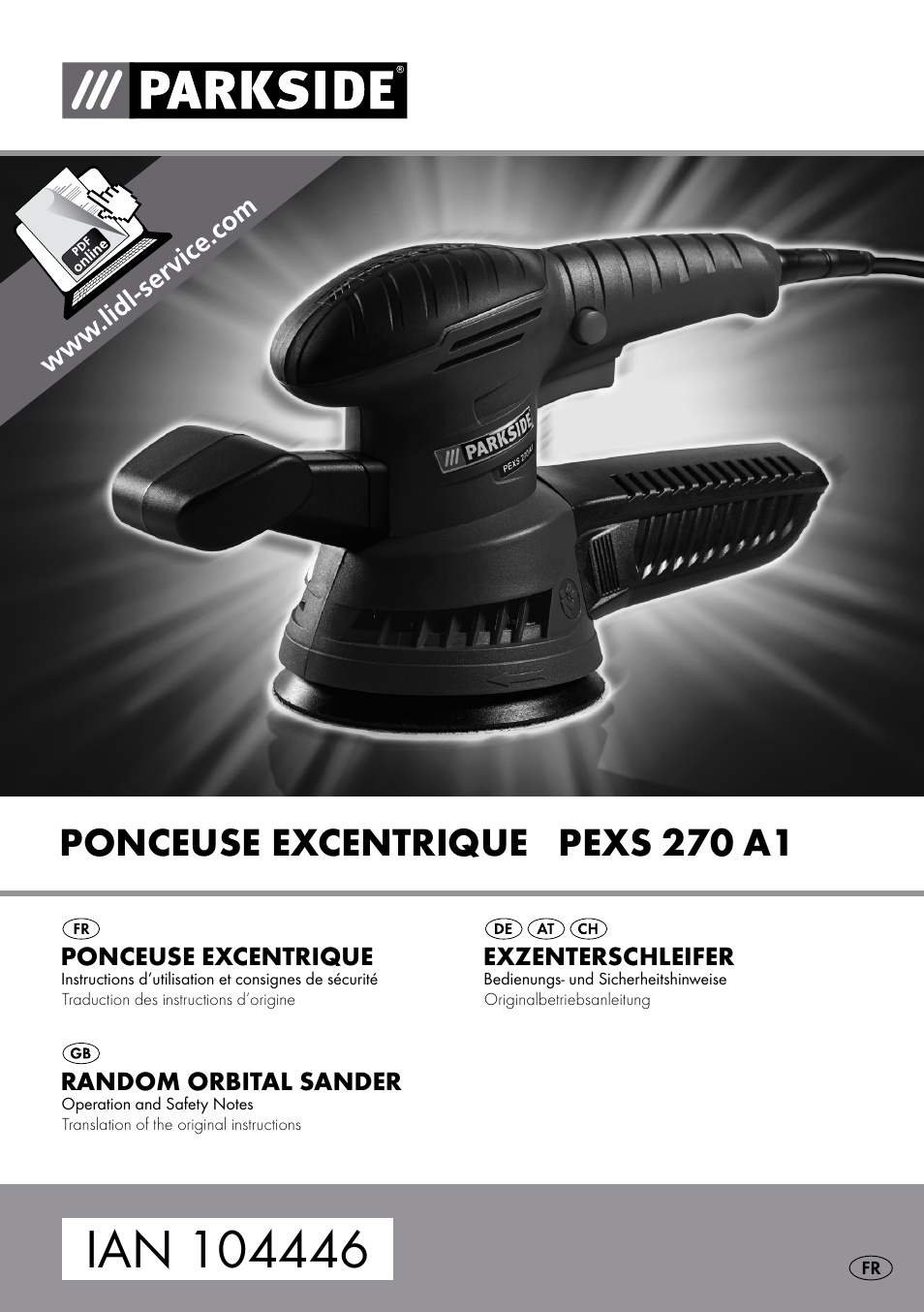 Parkside PEXS 270 A1 User Manual | 29 pages