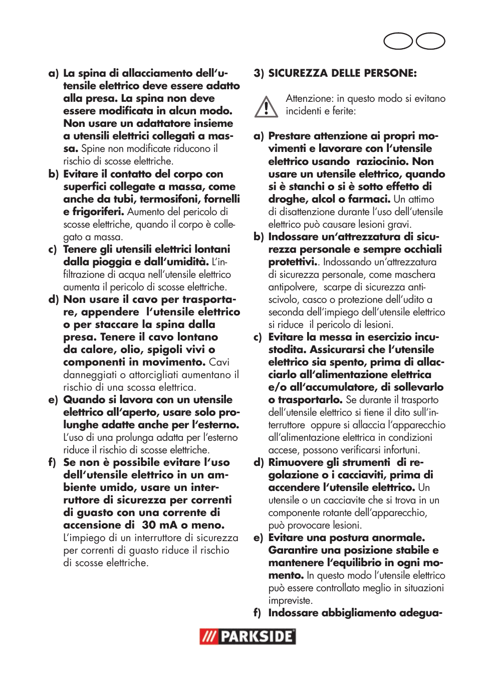 It ch | Parkside PWSA 18 A1 User Manual | Page 57 / 102