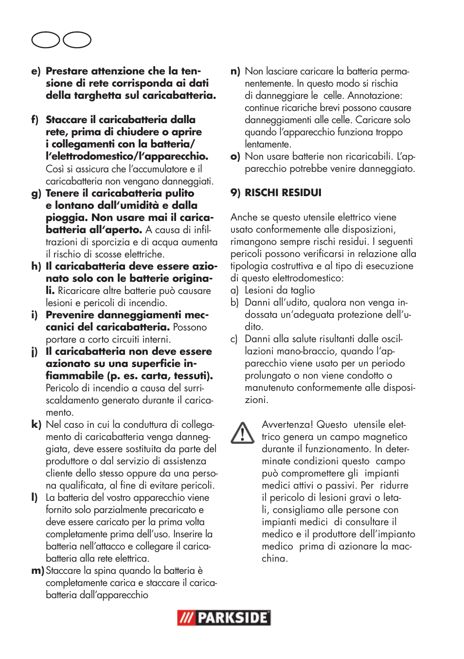 It mt | Parkside PWSA 18 A1 User Manual | Page 12 / 78