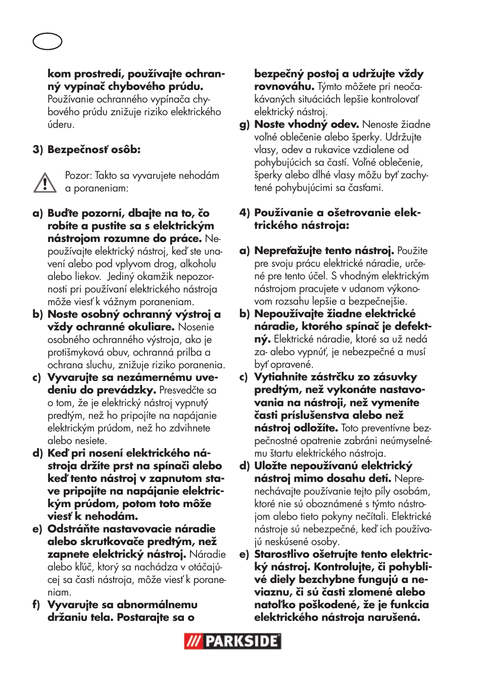 Parkside PWSA 18 A1 User Manual | Page 124 / 170