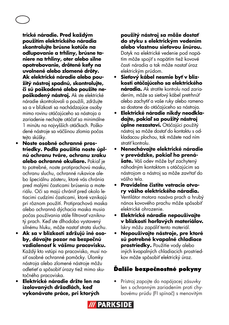 Parkside PWSA 18 A1 User Manual | Page 128 / 170