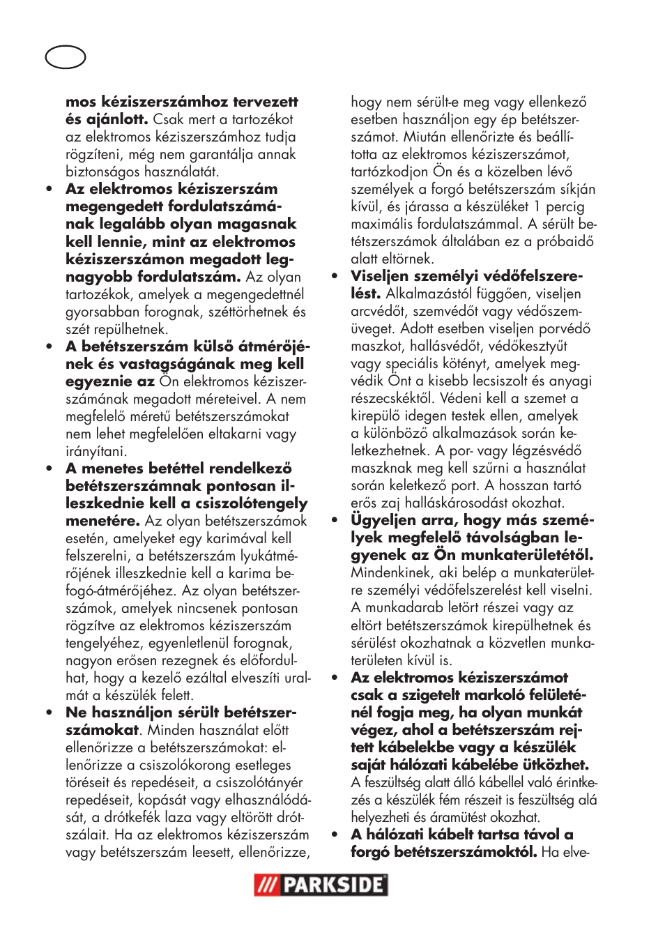 Parkside PWSA 18 A1 User Manual | Page 60 / 170