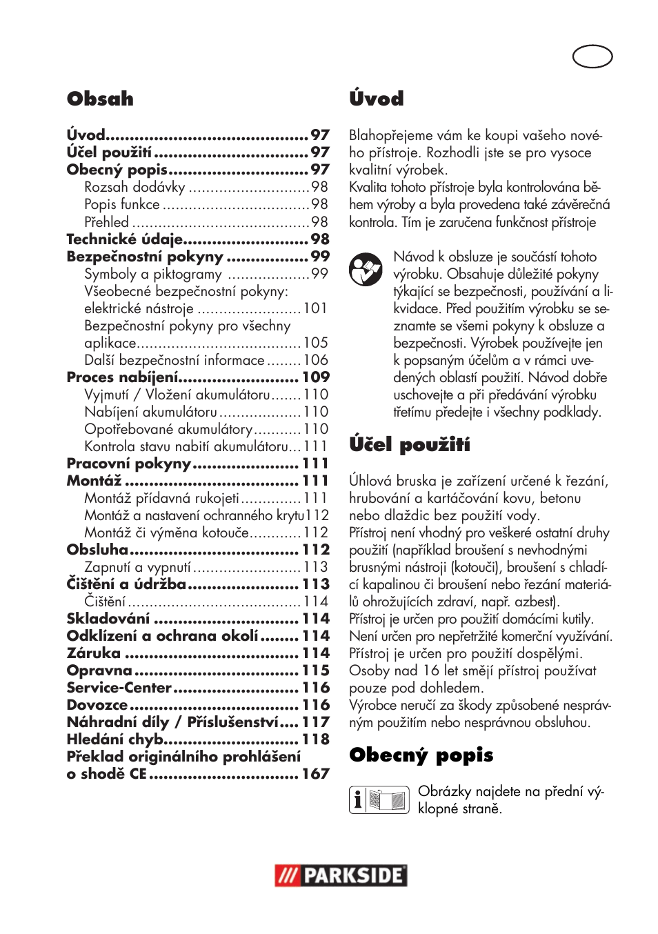 Parkside PWSA 18 A1 User Manual | Page 97 / 170
