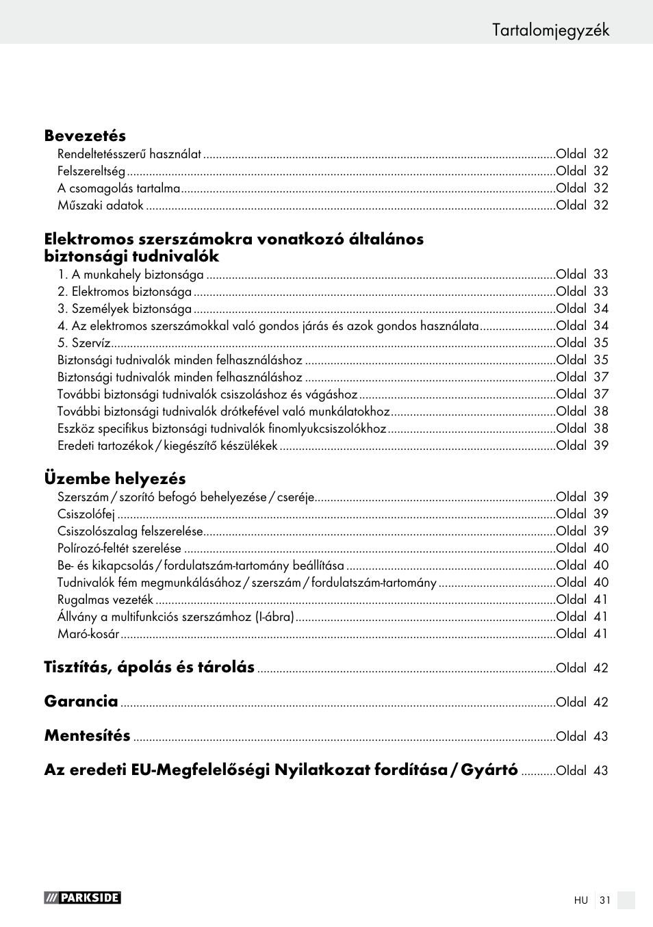 Parkside PFBS 160 A1 User Manual | Page 31 / 99