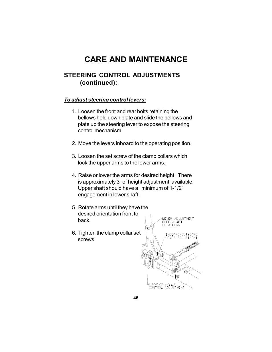 Care and maintenance | Dixon 12881-106 User Manual | Page 46 / 56