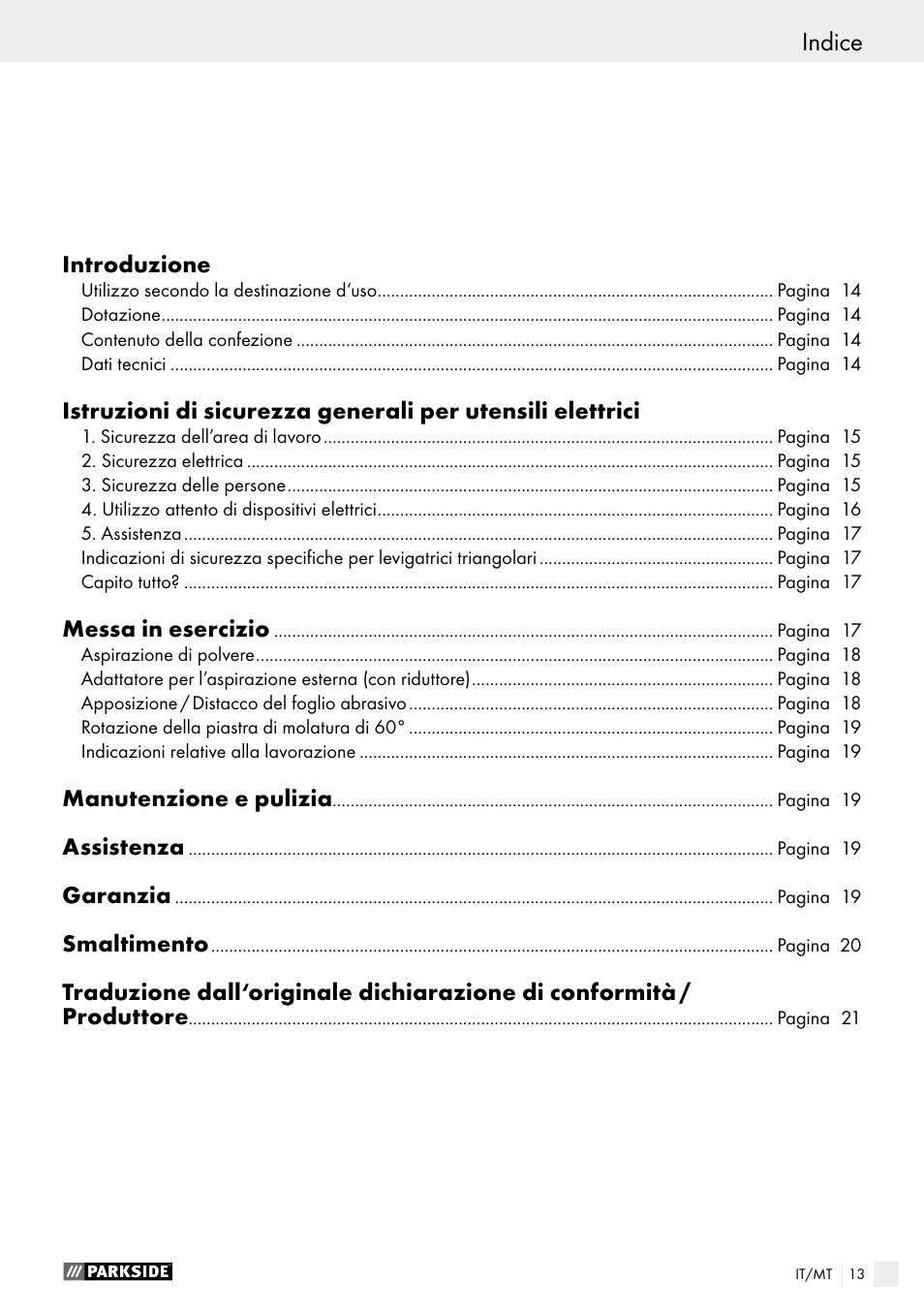 Parkside PDS 290 A1 User Manual | Page 13 / 47