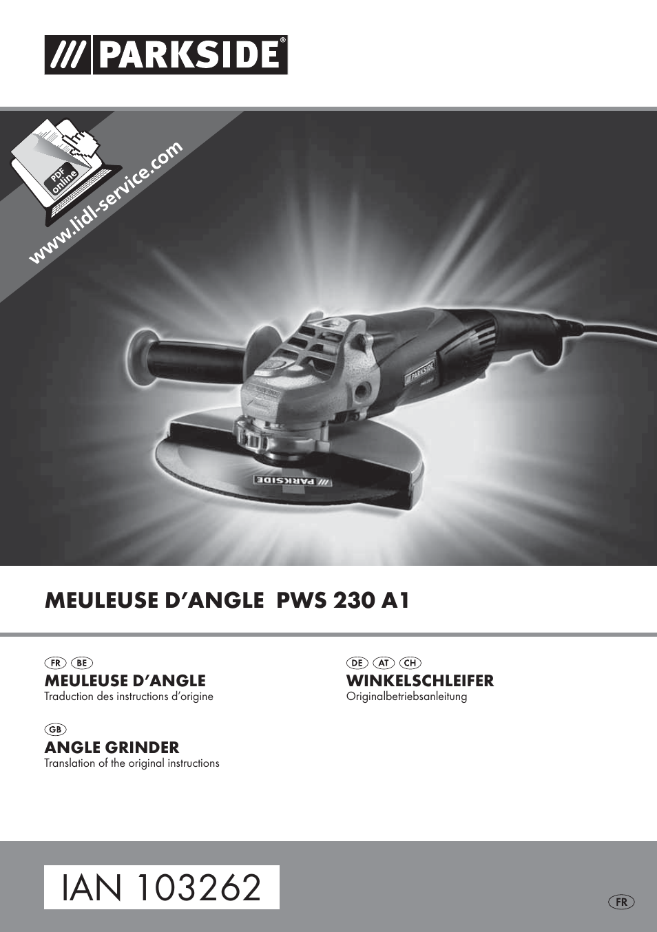 Parkside PWS 230 A1 User Manual | 45 pages