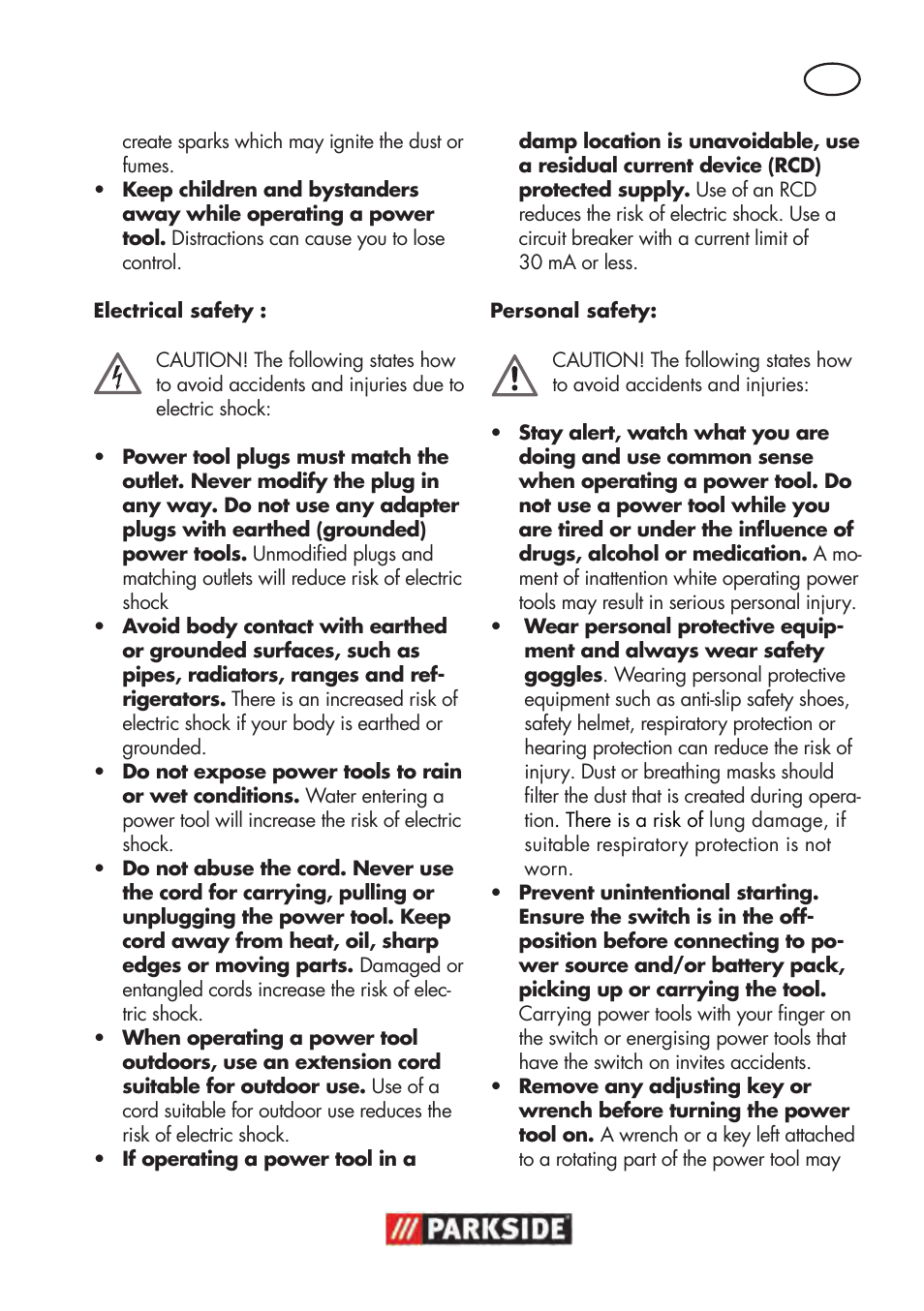 Parkside PWP 90 B2 User Manual | Page 37 / 50