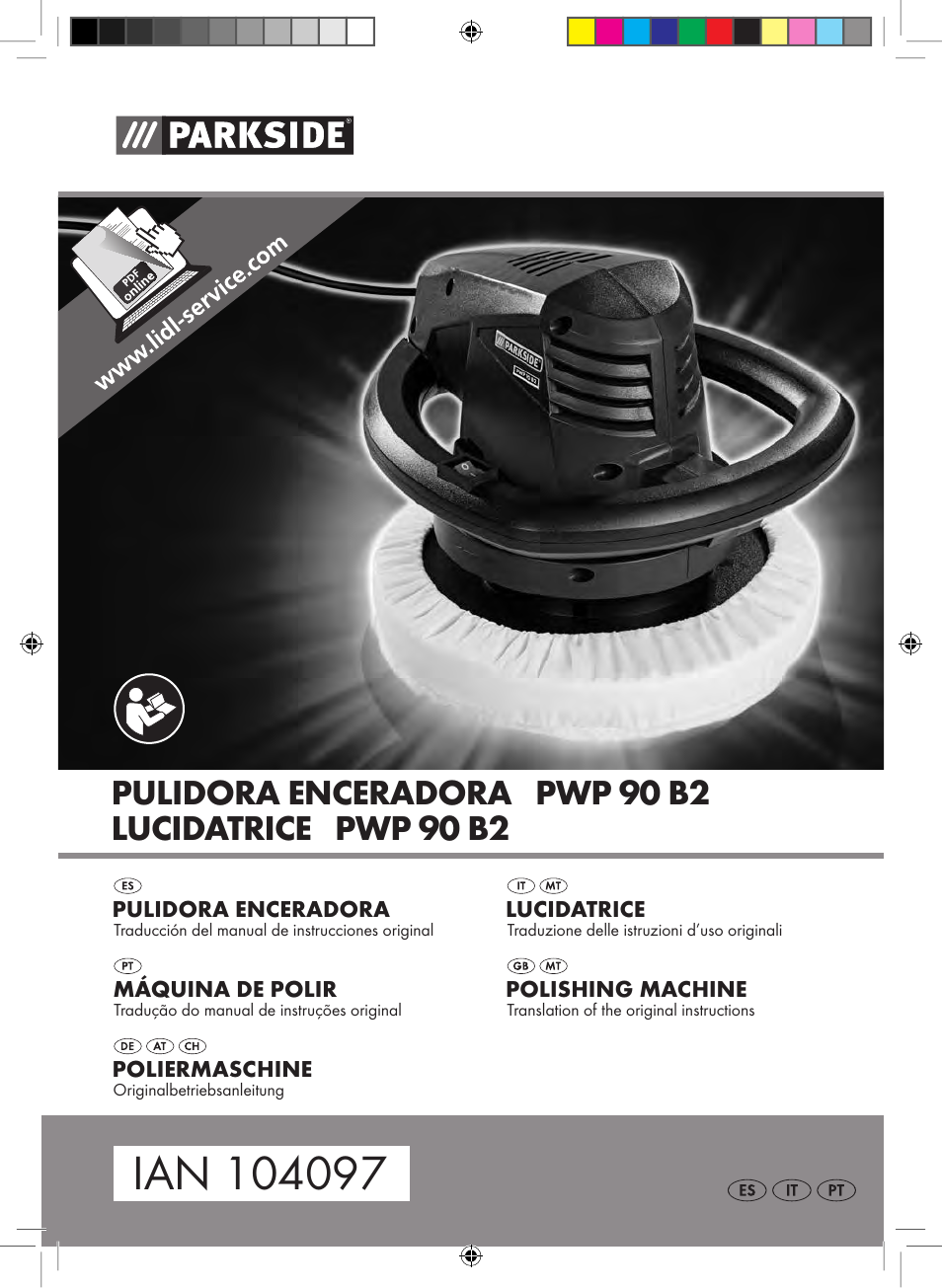 Parkside PWP 90 B2 User Manual | 58 pages
