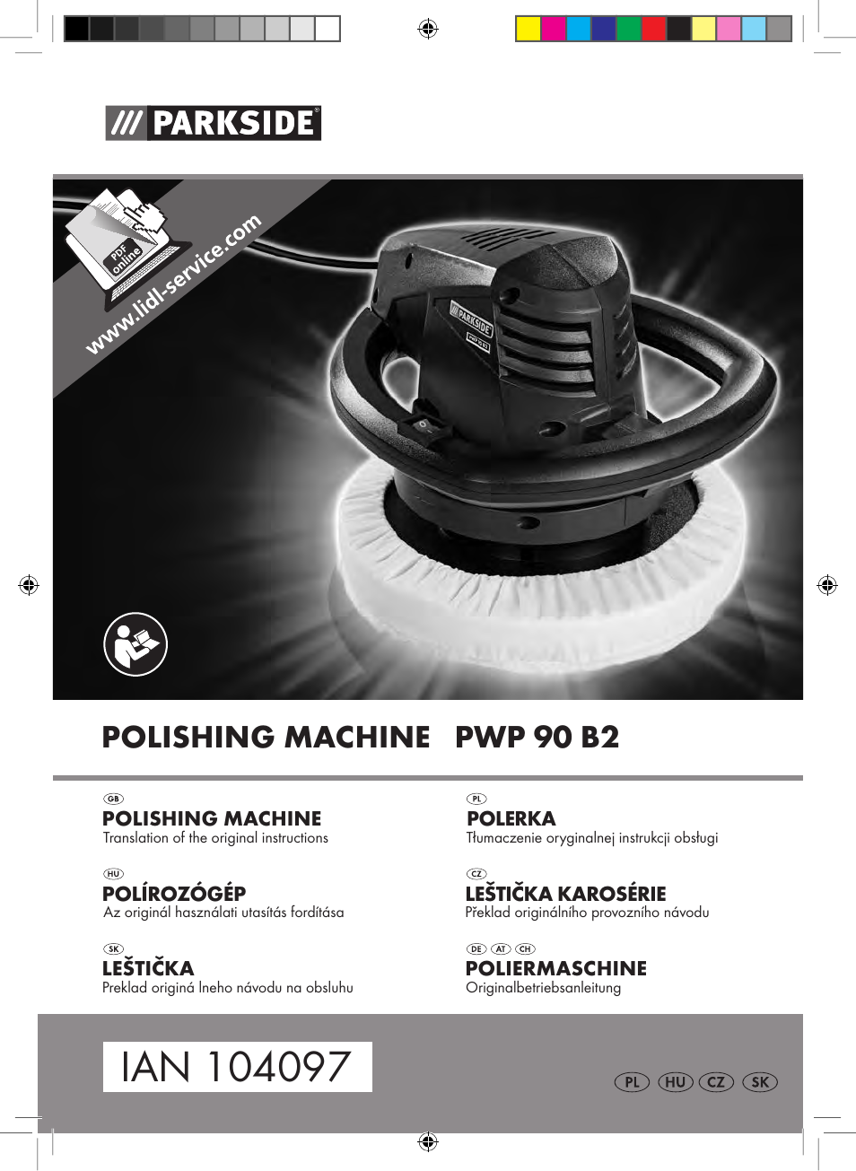 Parkside PWP 90 B2 User Manual | 70 pages