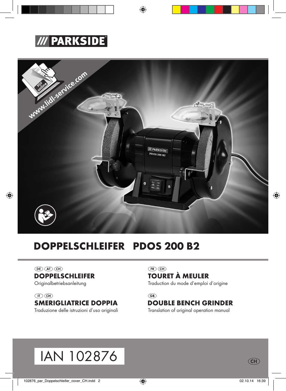 Parkside PDOS 200 B2 User Manual | 72 pages